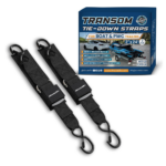 WavesRx Premium Boat & Jet Ski Trailer Transom Tie Down Straps