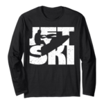 Retro Vintage Jet Ski Water Sports Watercraft Skiing Jetski Long Sleeve T-Shirt